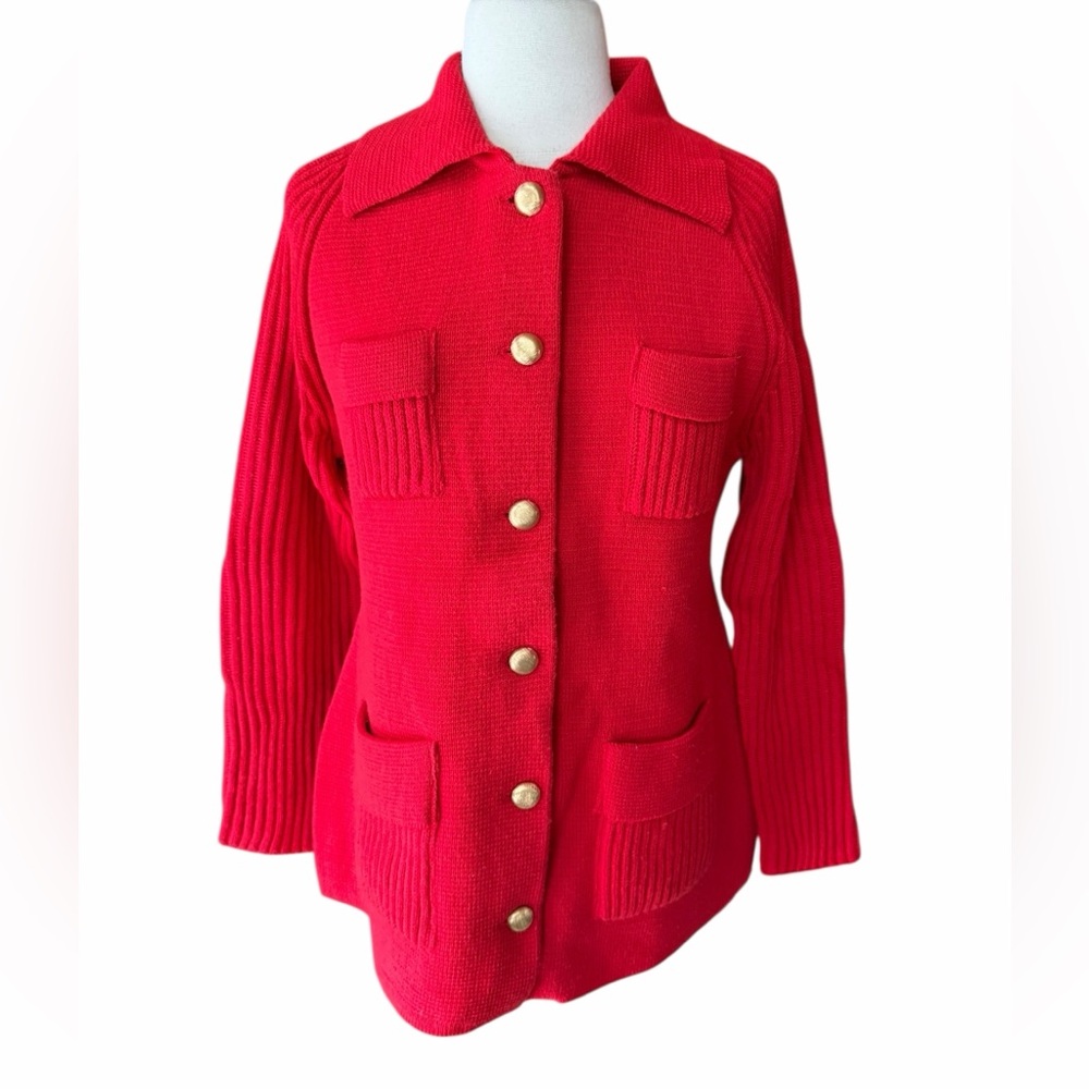 Late 1960s/70s Montgomery Ward 100% Acrylic‎ Cardigan